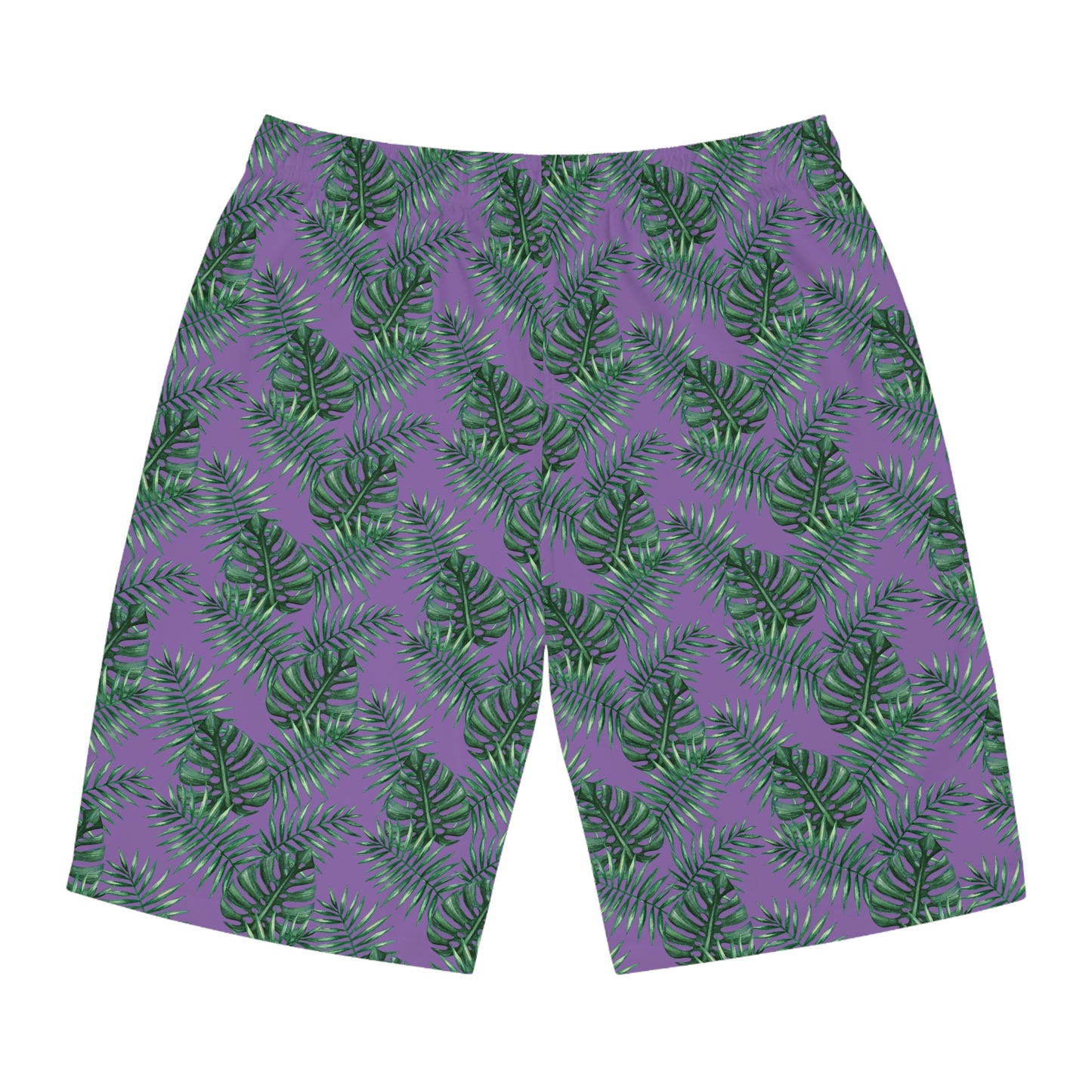 Purple Tropical Bliss Men's Board Shorts (AOP)- (PY)