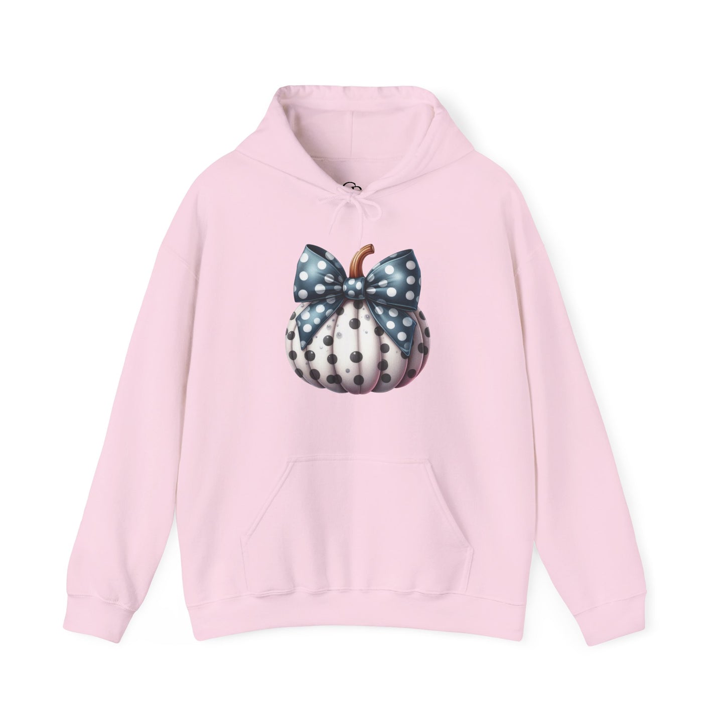 Polka Dot Pumpkin Charm Unisex Heavy Blend™ Hooded Sweatshirt