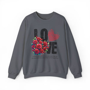 LOVE Always Unisex Heavy Gildan Blend™ Crewneck Sweatshirt.