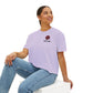 You and Me Valentine Women's Comfort Colors Boxy Tee