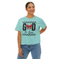 GOD is LOVE Women's Comfort Colors Boxy Tee