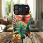 Tropical Monstera Leaf Phone Case - Stylish Tough Magnetic Cases, Floral Protection, Summer Vibe, Gift for Nature Lovers, Trendy Mobile Accessories