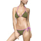 Brown Tropical Bliss Women's Bikini Swimsuit (AOP)-(AP)