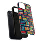 Colorful Book-Themed Phone Case, Literary Gift, Tough Magnetic Case, Book Lover’s Accessory, Phone Protection, Reading Enthusiast