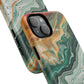 Stylish Tough Acrylic Magnetic iPhone Cases for Everyday Protection, Marble Design, Unique Gifts for Tech Lovers, Holiday Essentials