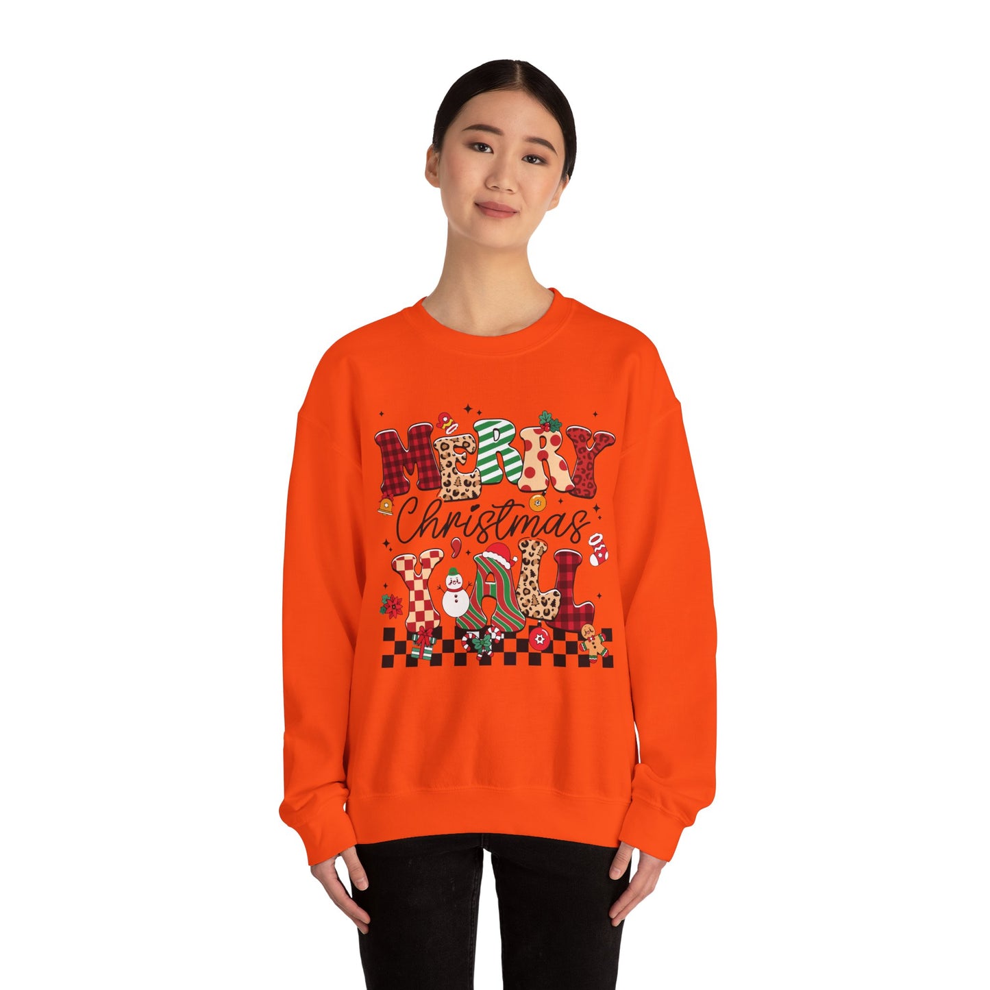 Merry Christmas Unisex Heavy Blend™ Crewneck Sweatshirt