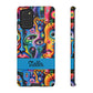 Psychedelic Visions Vibrant Samsung, iPhone and Google Pixel Phone Cases - Colorful Artistic Design