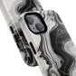 Black Marble Magnetic iPhone Case for Tough Protection, Stylish iPhone Mobile Accessory, Fashionable Gift, Unique Marble iPhone Design, Durable Smartphone Cover