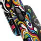 Vibrant Yin Yang Pop Splash Tough Magnetic iPhone Cases, Bold Artwork, Customizable Protection, Gift for Tech Lovers, Colorful iPhone Accessories