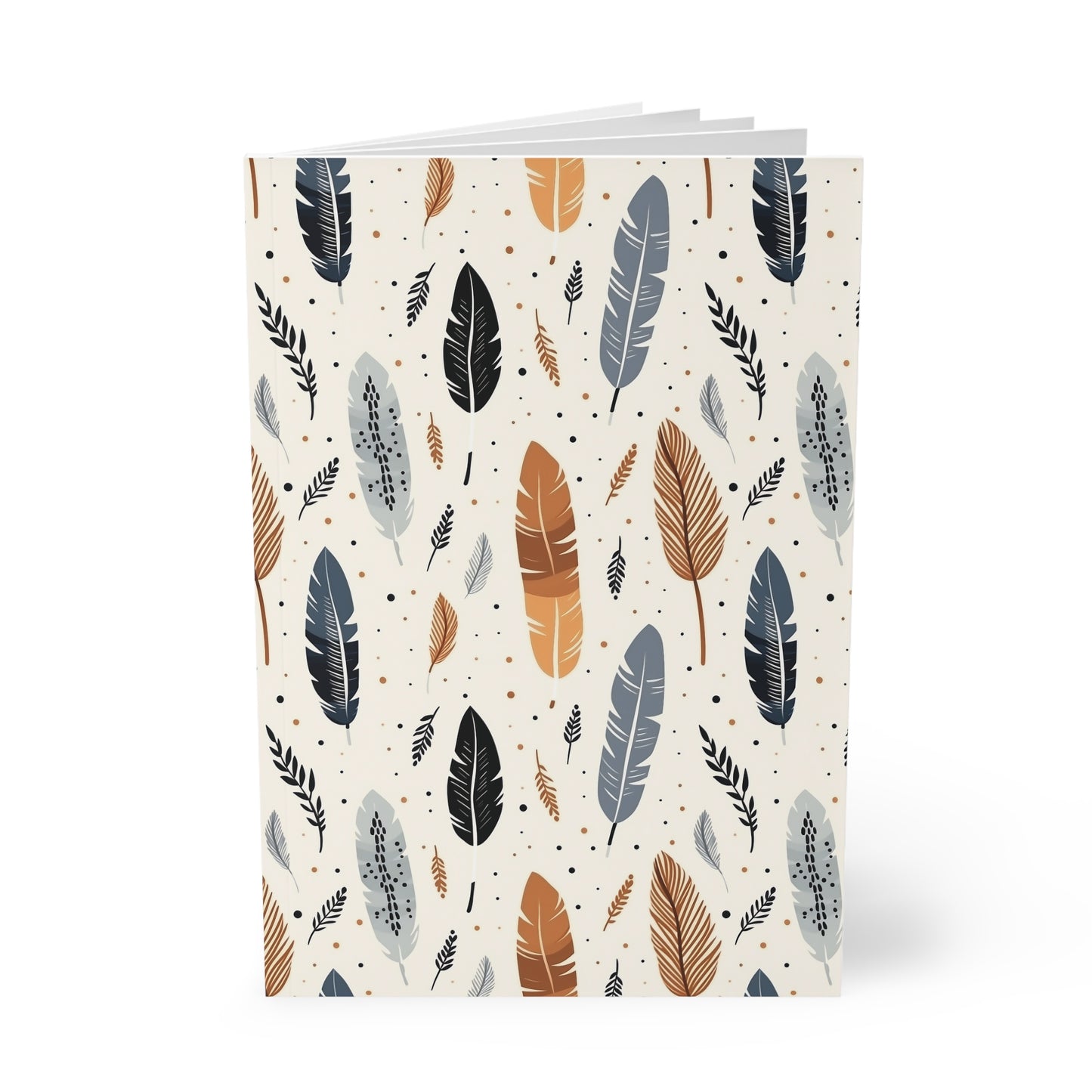 Whispering Feathers Softcover Notebook, A5