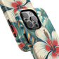 Tropical Hibiscus MagSafe® iPhone® Tough Case - Stylish Phone Protection Gift for Nature Lovers, Vibrant, Summer Vibes.