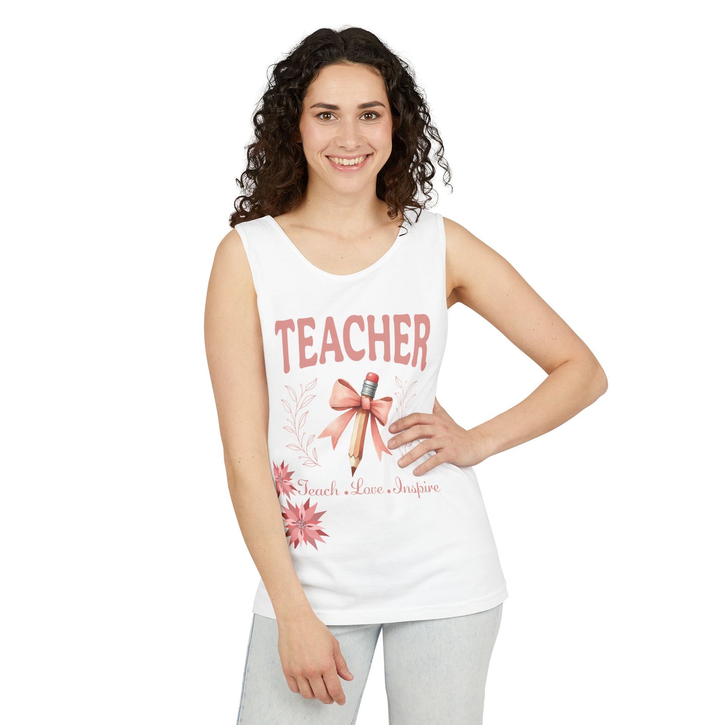 Teacher Unisex Garment-Dyed Tank Top