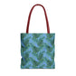 Blue Tropical Bliss Tote Bag