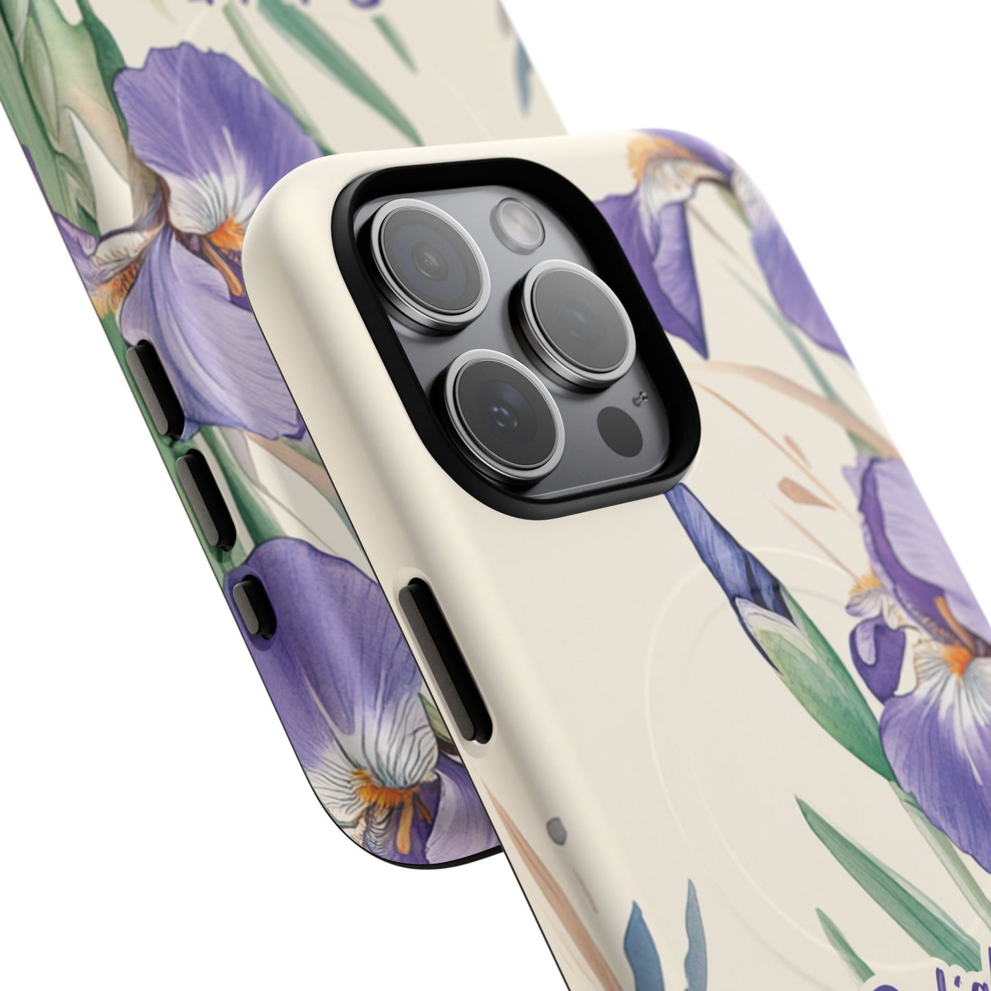 Delight yourself in the Lord Psalm 37:4, Inspirational Gift, iPhone Magnetic Case Scripture, Floral Bible Verse, MagSafe® iPhone® Tough Case, iPhone 14, iPhone 15, iPhone 16, Pro, Pro Max, Plus.