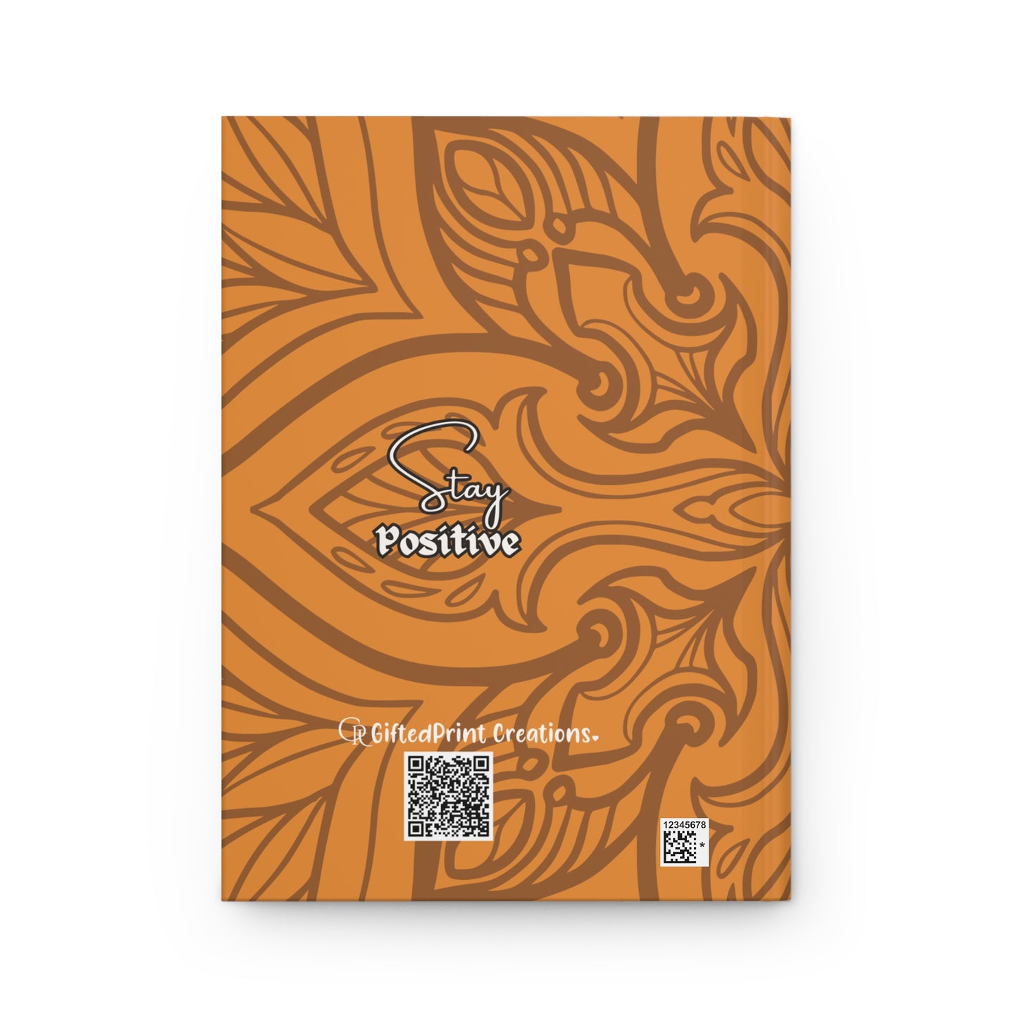 Trendy Hardcover Journal with Inspirational Notes, Motivational Gift for Writers, Students, Artists, Fall Vibes Notebook.
