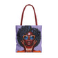 Afro Luxe Glow Tote Bag