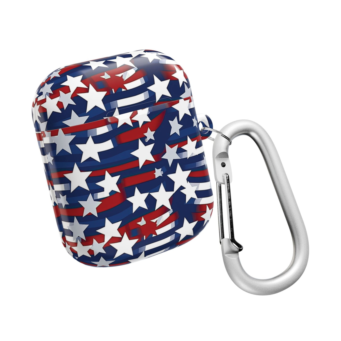 Patriotic Waves AirPod Case – Stars & Stripes Design, Mother’s, Father’s Day Gifts, Anniversary Gifts.