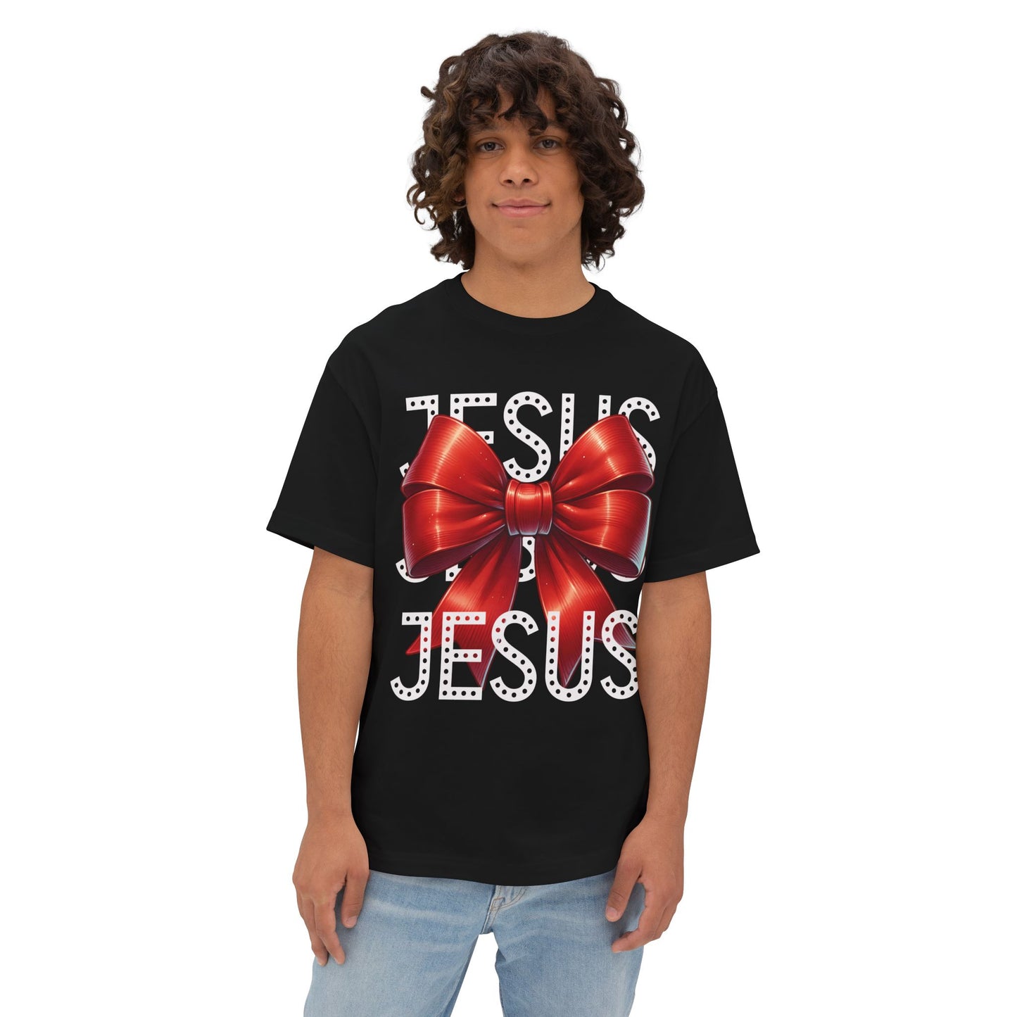 JESUS Charm Unisex Oversized Bella Canvas Boxy Tee