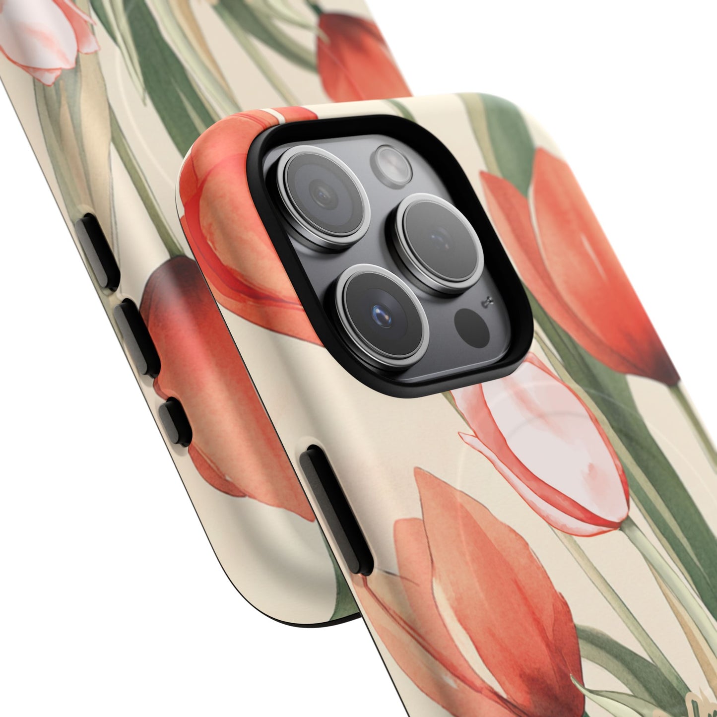 My Help comes from the Lord Psalm 121:2, Inspirational Gift, Tough iPhone Magnetic Case Scripture, Floral Bible Verse, MagSafe® iPhone® Tough Case, iPhone 14, iPhone 15, iPhone 16, Pro, Pro Max, Plus.