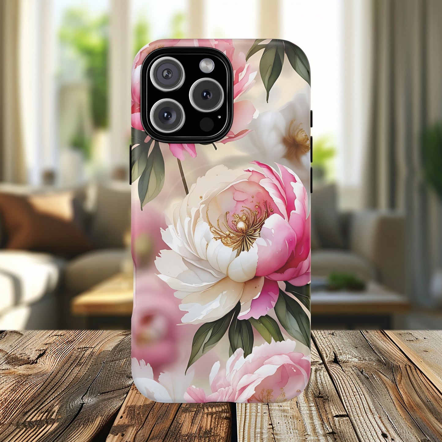 Blooming Petals Tough Magnetic Phone Cases, Elegant Phone Cover, Durable Case for Flower Lovers, Phone Accessories