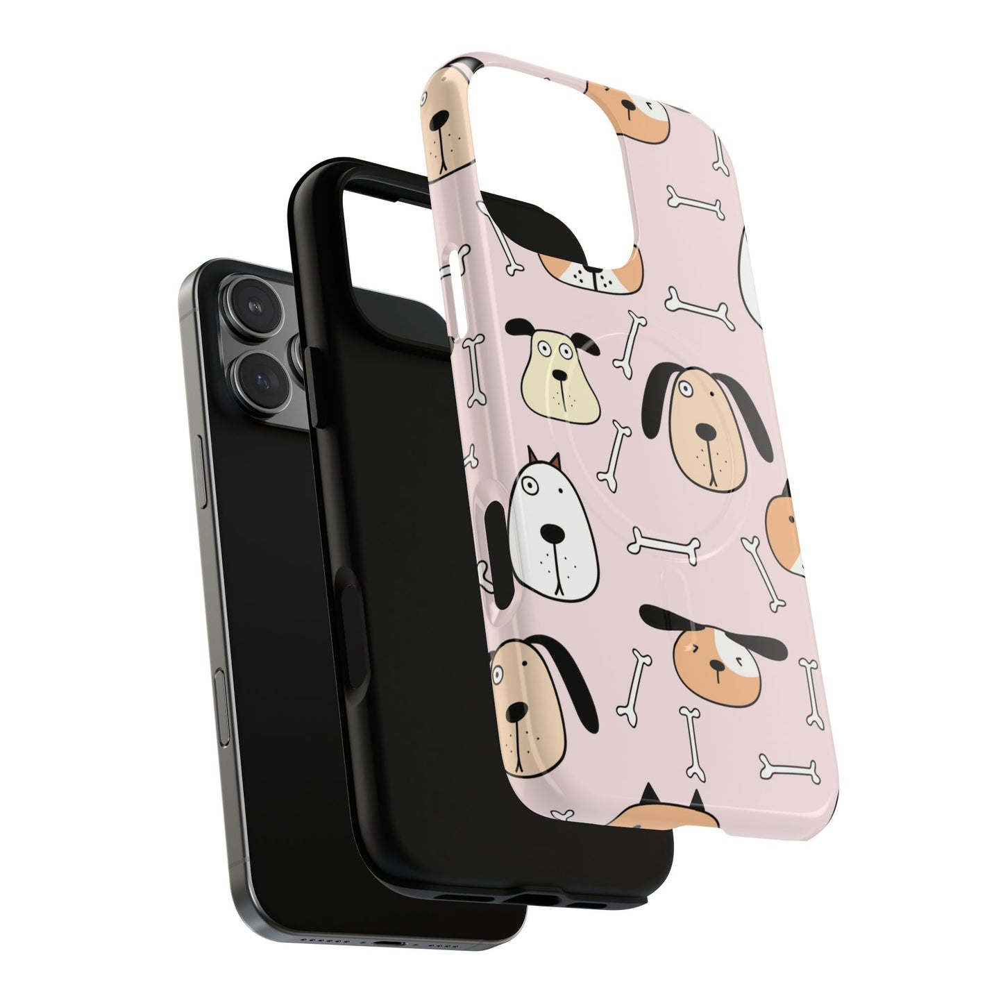 Cute Dog iPhone Case, Tough Magnetic Cases for Pet Lovers, Dog-Themed Accessories, Gift for Dog Owners, Unique iPhone Cover