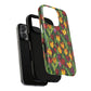 Floral Luminous Whirl Tough Magnetic iPhone Case, Stylish Protection for Everyday Life, Gift for Flower Lovers, Unique iPhone Accessory, Stained Glass iPhone Protection.