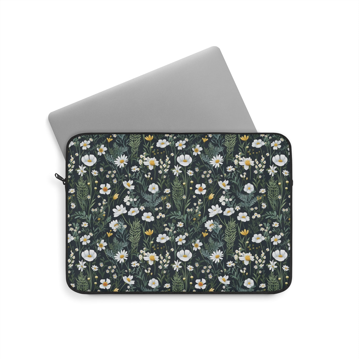 Floral Daisy Delight Laptop Sleeve - Stylish & Functional Design for Nature Lovers