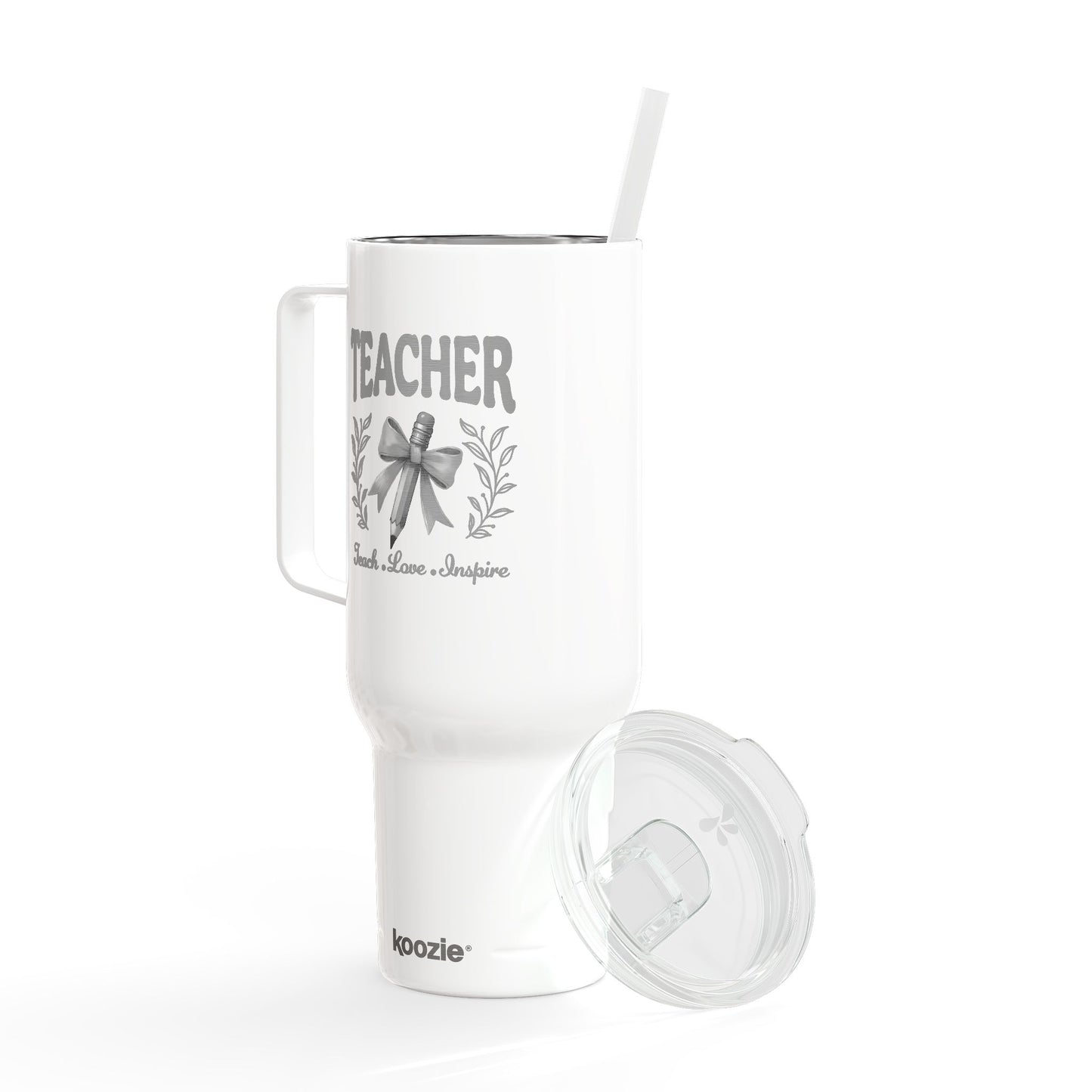 Engraved Teacher Insulated Tumbler, 40oz Travel Mug, Personalized Gift for Teachers, Student Appreciation, Custom Drinkware