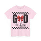 GOD is LOVE Charm Unisex Heavy Gildan Cotton Tee.