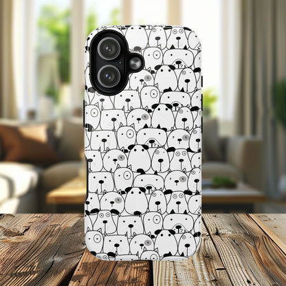 Cute Animal Pattern Phone Case, Tough Magnetic Cases for Pet Lovers, Gifts for Birthday, Holiday, Cute Accessories, Phone Covers