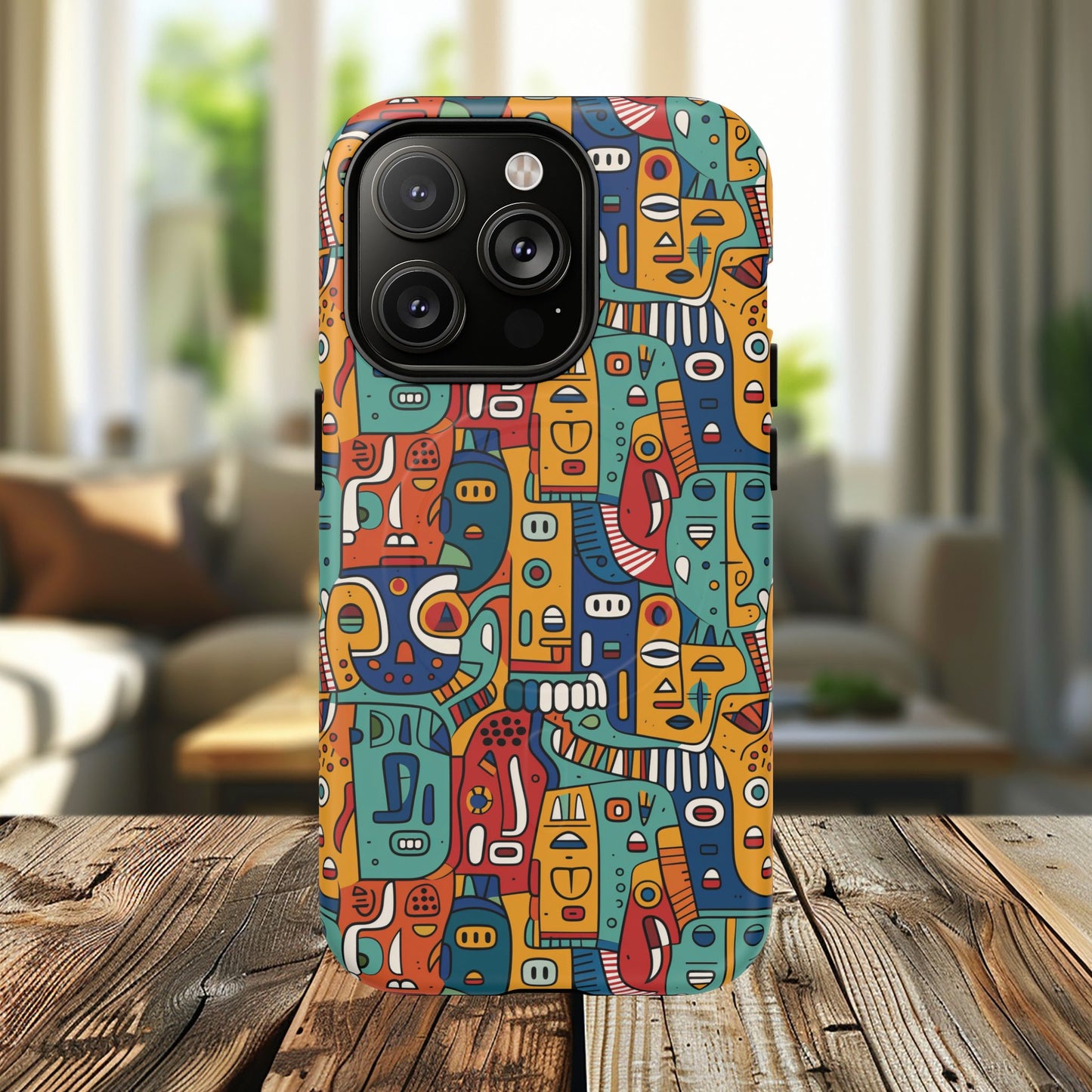 Vibrant Tough Magnetic Phone Cases - Unique Art, Protective Design, Gift for Him/Her, Trendy Accessories, Phone Protection