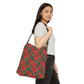 Red Tropical Bliss Adjustable Tote Bag (AOP)