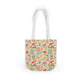 Personalized Doodle Daydream Composition Book Inspired Canvas Tote Bag with Colorful Straps, Cute School Bag, Eco-Friendly Tote, Back to School Shopping Bag, Teacher Gift Idea