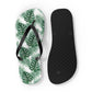 White Tropical Bliss Flip Flops