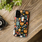 Whimsical Feline Garden iPhone, Samsung or Google Pixel Tough Cases