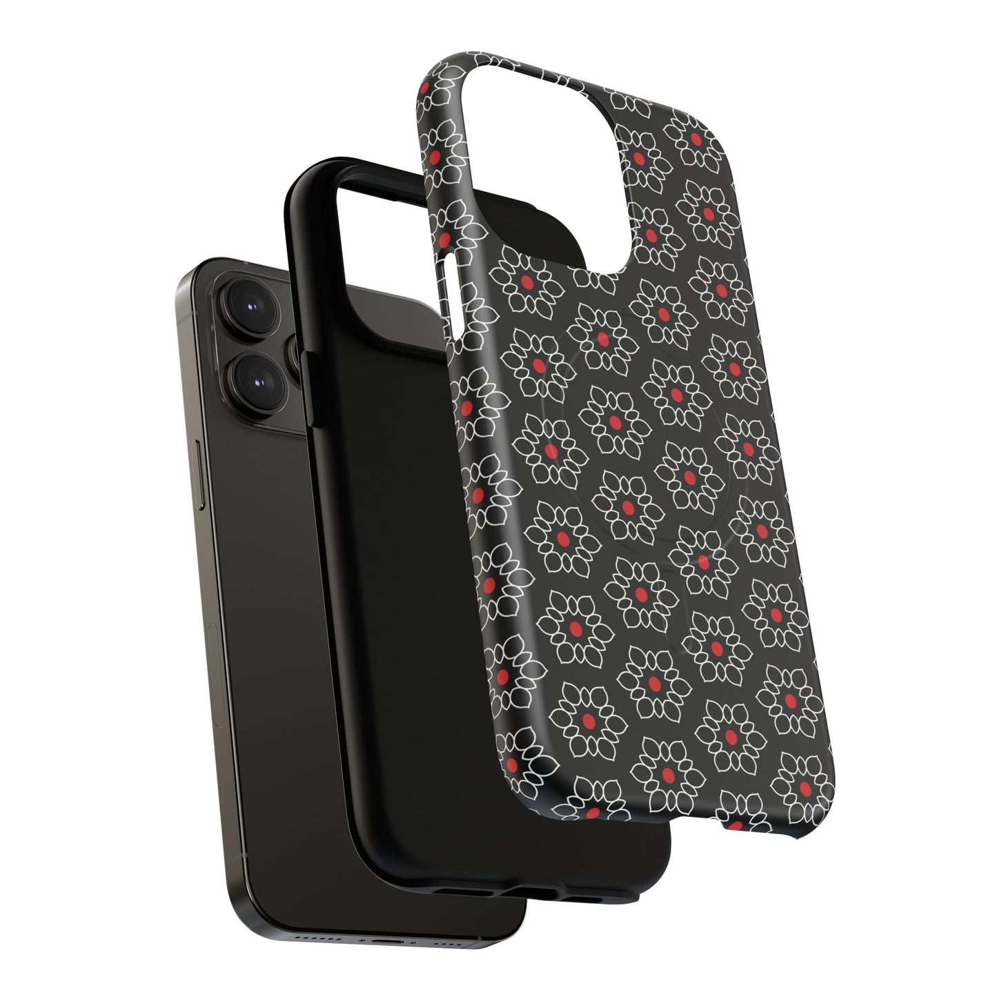 Floral Power Magnetic Tough iPhone Cover | Tough iPhone Cover, Floral Design, Custom iPhone Accessory, Gift for Her, iPhone Case