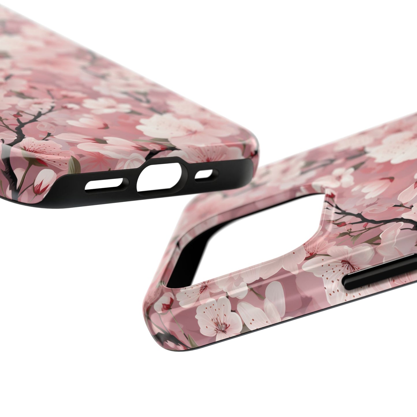 Cherry Blossom iPhone and Samsung Tough Phone Cases