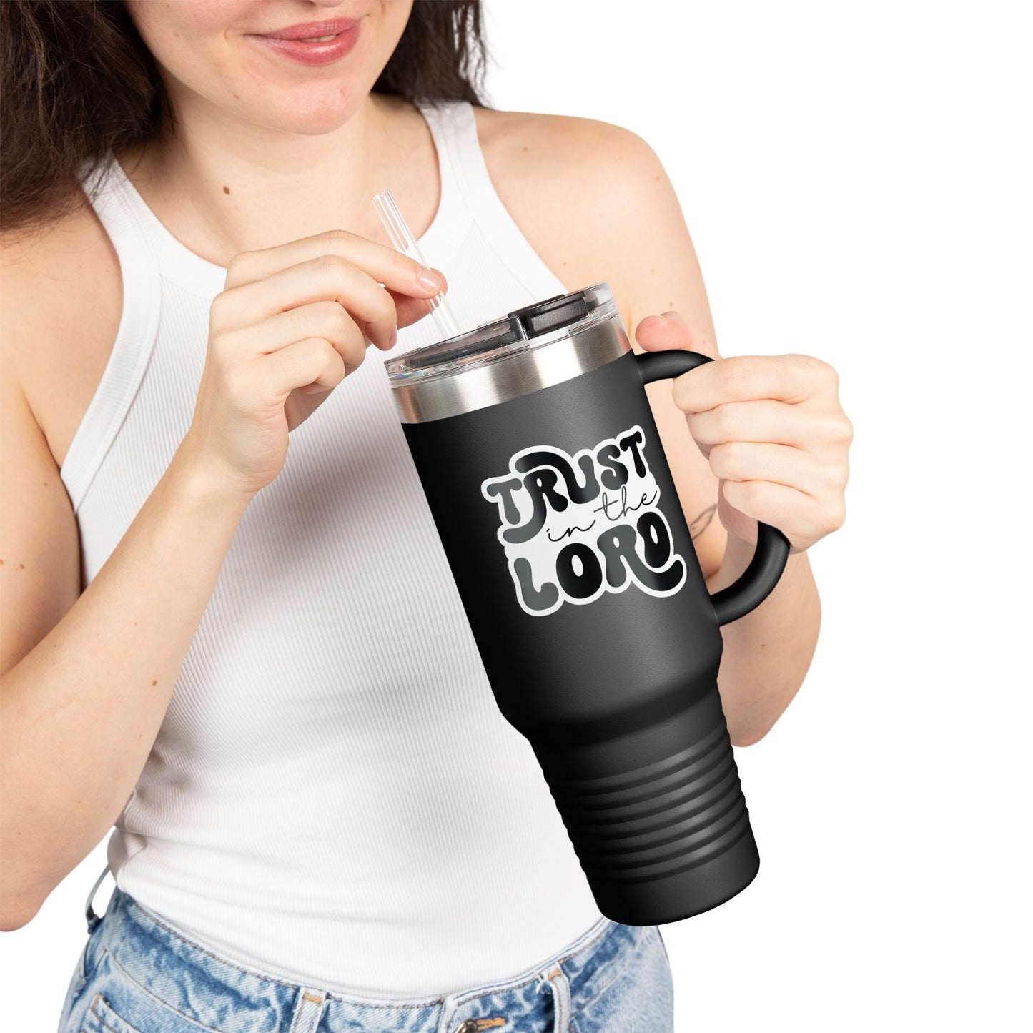 Trust in the Lord Insulated Travel Mug, 40oz