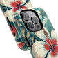 Tropical Hibiscus MagSafe® iPhone® Tough Case - Stylish Phone Protection Gift for Nature Lovers, Vibrant, Summer Vibes.