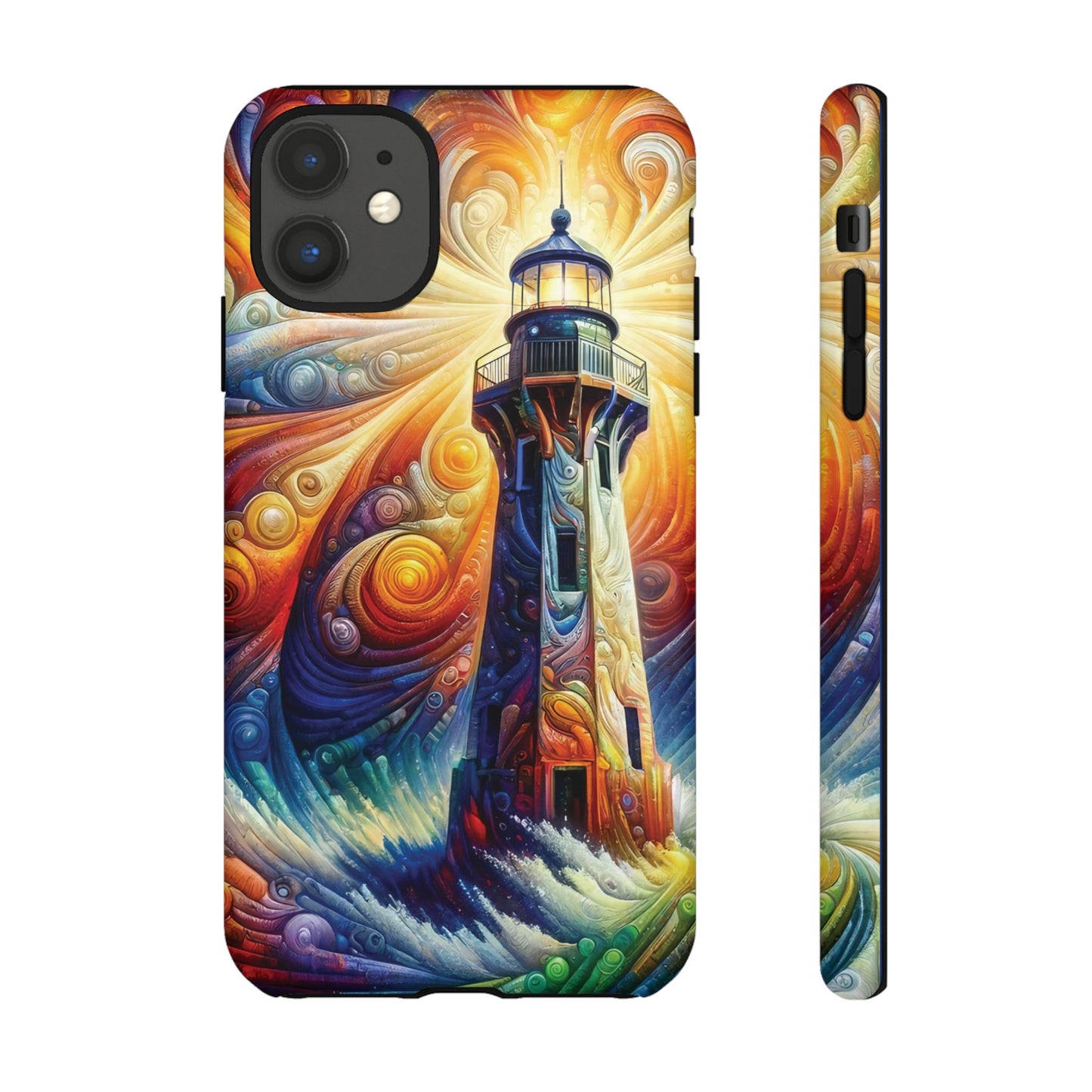 Cosmic Beacon Tough iPhone Cases