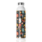 Whimsical Feline Garden Slim Water Bottle