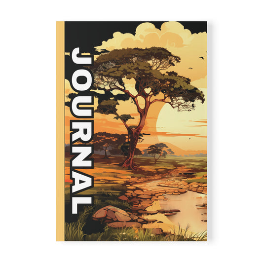 Inspirational A5 Softcover Journal, Beautiful Nature Journal, Travel Diary, Thoughtful Gift, Mindfulness Writing.