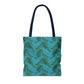 Turquoise Tropical Bliss Tote Bag