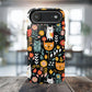 Whimsical Feline Garden iPhone, Samsung or Google Pixel Tough Cases