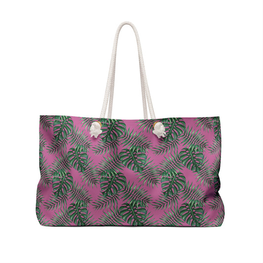 Pink Tropical Bliss Weekender Bag