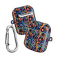 Psychedelic Visions Colorful Artistic AirPod Case - Unique Design for Music Lovers
