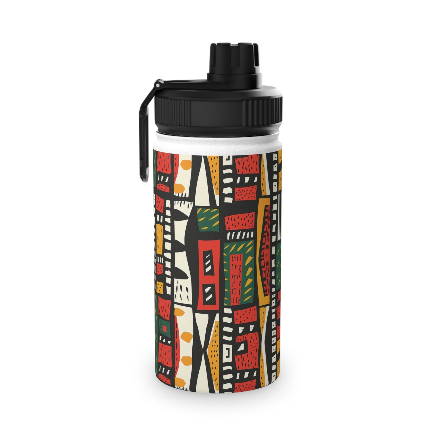 Tribal Harmony Stainless Steel Water Bottle, Sports Lid