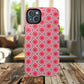 Roseburst Mosaic Vibrant Flower Pattern iPhone Case, Stylish iPhone Cover, Tough Magnetic Case, Floral Gift, Trendy Accessory for Her