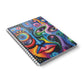 Psychedelic Visions Wirobound Softcover Notebook, A5