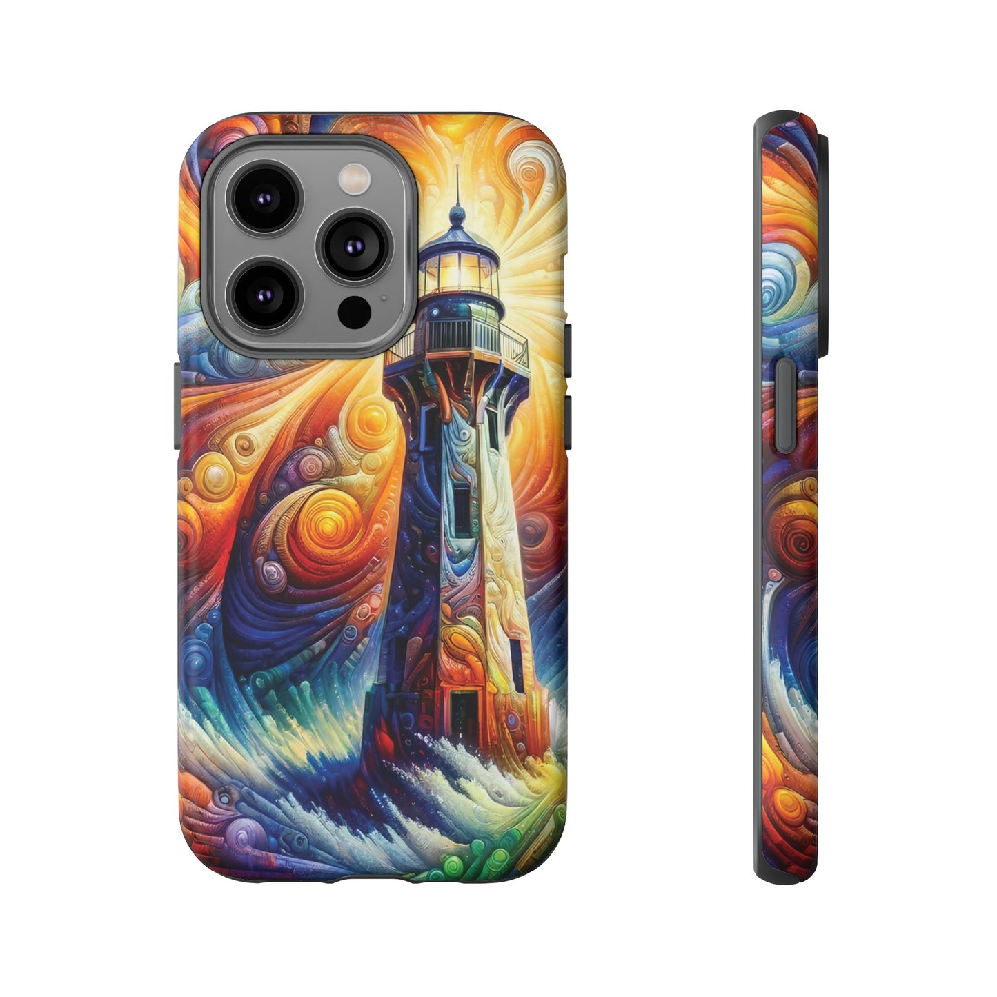 Cosmic Beacon Tough iPhone Cases